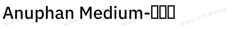 Anuphan Medium字体转换